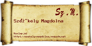 Székely Magdolna névjegykártya